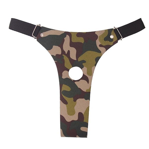 Cinta Para Prótese 01 Furo Exército Dominatrixxx