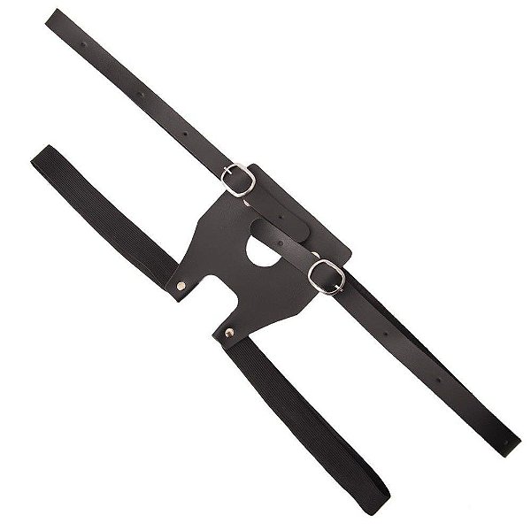 Cinta Peniana Dp Masculina 01 Furo Com Regulagem Dominatrixxx