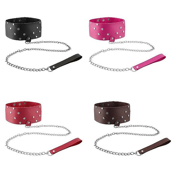 Coleira Scandal Com Guia Dominatrixxx