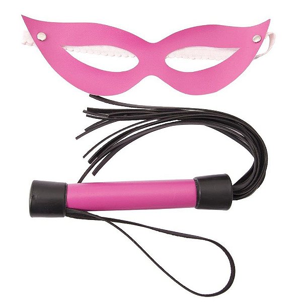 Kit Tiazinha Com Chicote 20cm Liso Dominatrixxx