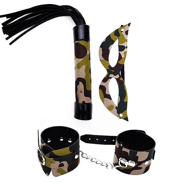 Kit Tiazinha Trio Luxo Camuflado Dominatrixxx