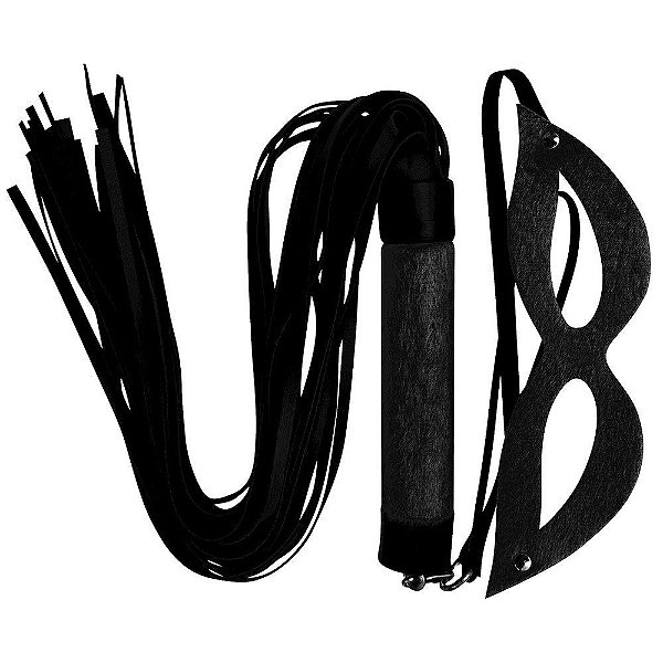 Kit Tiazinha Com Chicote 40cm Pelúcia Dominatrixxx