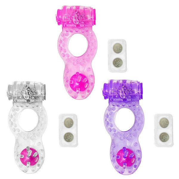 Anel Vibrador Com Pérola Vipmix