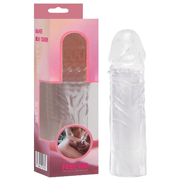 Capa Peniana Com Veias Transparente 15cm Vipmix
