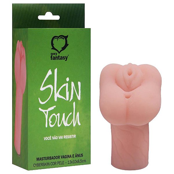 Masturbador Vagina E ânus Cyber Skin Touch Sexy Fantasy