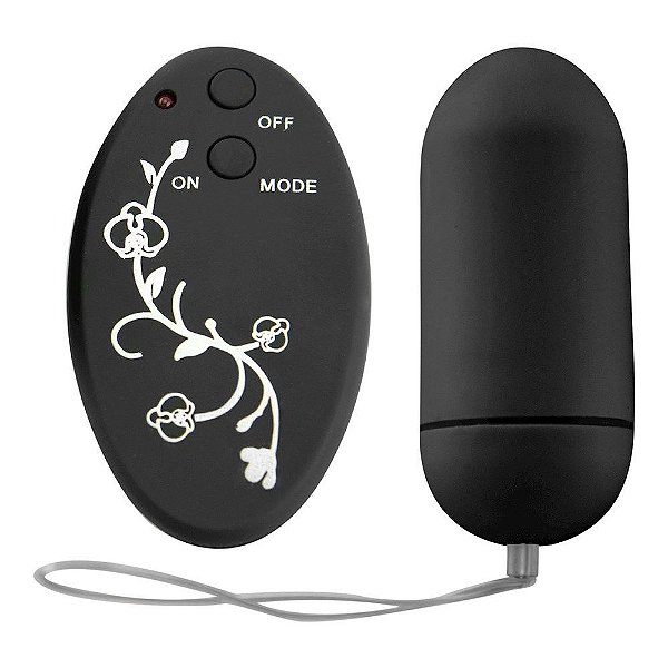 Bullet Egg Controle Sem Fio Floral 10 Vibrações Vipmix