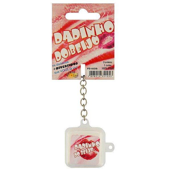 Dado Do Beijo Unissex Simples Diversão Ao Cubo