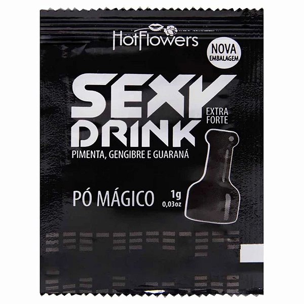 Pó Mágico Efervescente Extra Forte Sachê 1g Hot Flowers