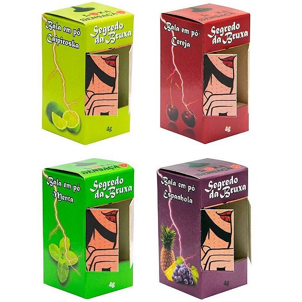 Segredo Da Bruxa Bala Em Pó 4g Loka Sensação