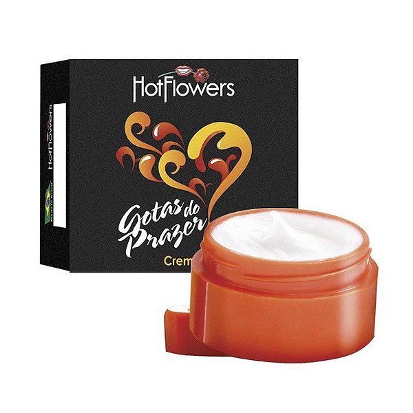 Gotas Do Prazer Creme Pote 4g Hot Flowers