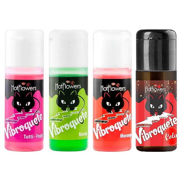 Vibroquete Loção Vibrante 12ml Hot Flowers