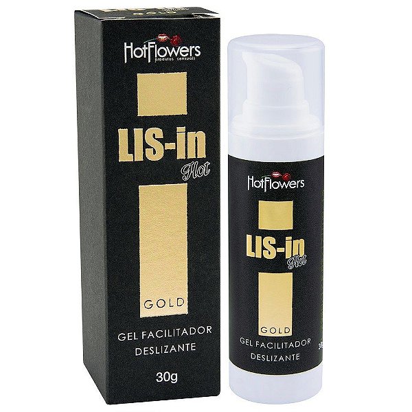 Lis-in Gold Gel Anal Facilitador 30g Hot Flowers