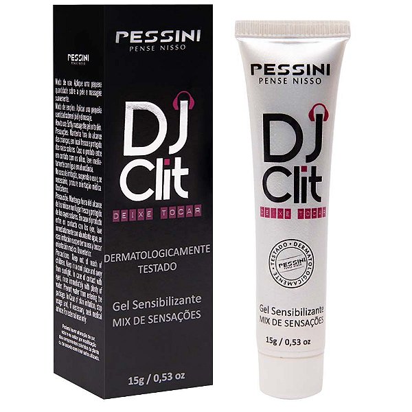 Dj Clit Deixe Tocar Excitante Feminino 15g Pessini