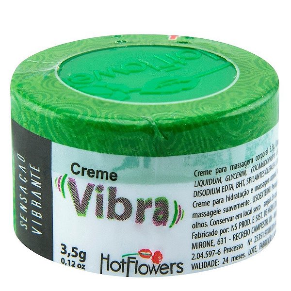 Vibra Creme Funcional 3,5g Hot Flowers
