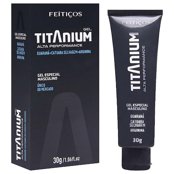 Titanium Gel Especial Masculino 30g Feitiços