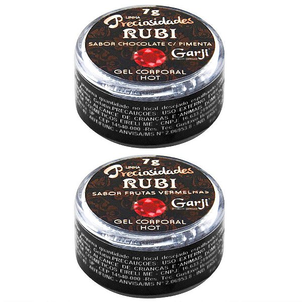 Rubi Gel Excitante Esquenta 7g Garji