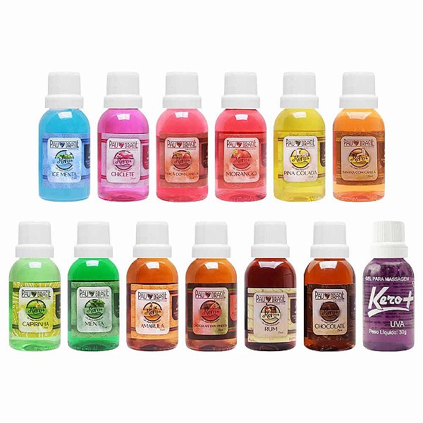 Kero+ Gel Comestível Para Massagem 30g Pau Brasil
