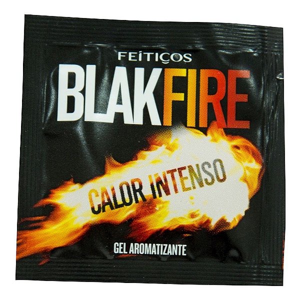 Sachê Blak Fire Calor Intenso Gel Comestível 5g Feitiços