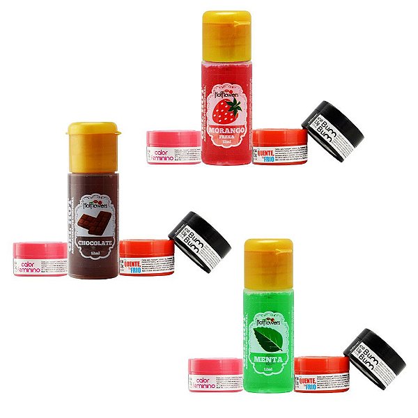 Kit Sedução Funcional Hot Flowers