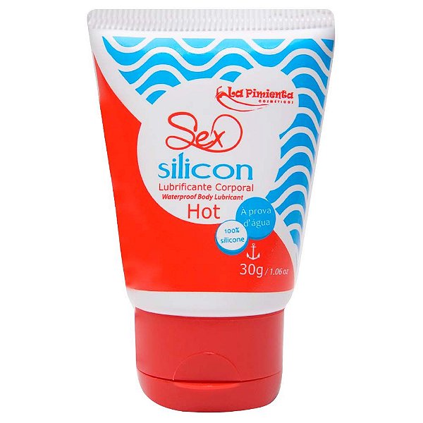 Lubrificante Sex Silicon Hot 30g La Pimienta
