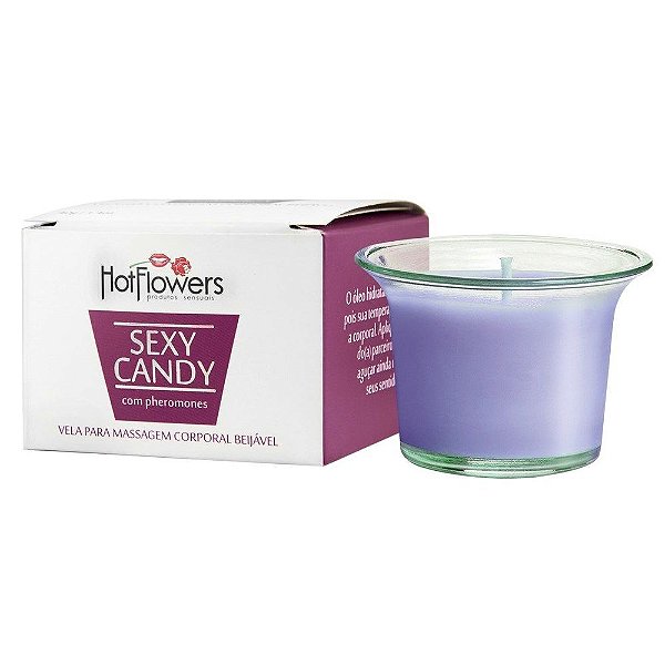 Vela Aromatizante Sexy Candy 40g Hot Flowers