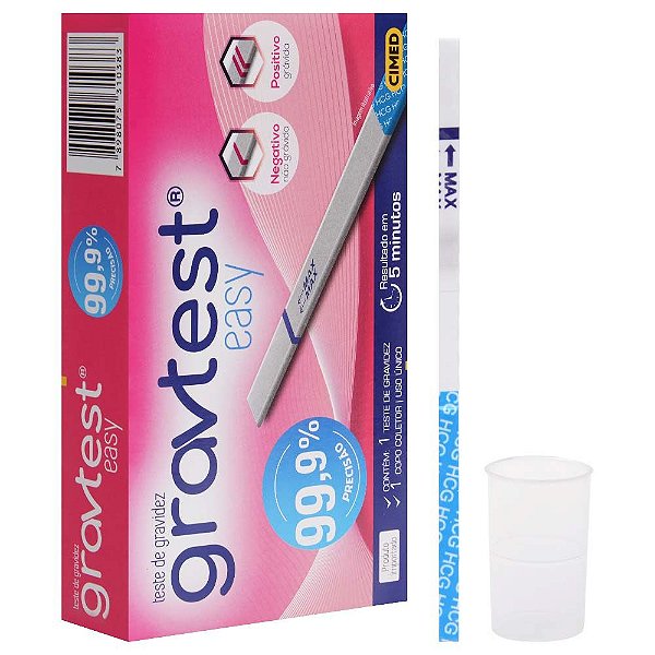 Grav Test Easy Teste De Gravidez 5 Minutos Cimed