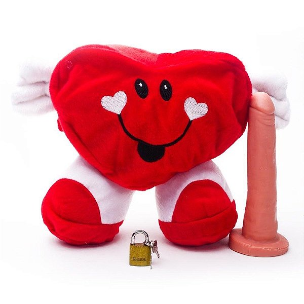 Pelúcia Coração Com Prótese Universo Da Pelúcia