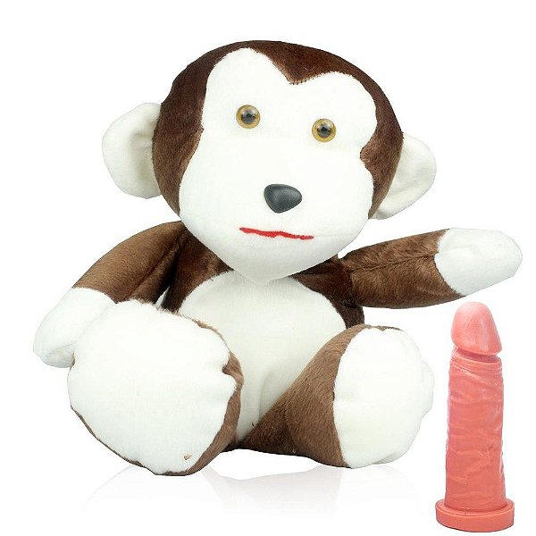 Pelúcia Macaquinho Com Prótese Universo Da Pelúcia