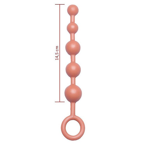 Plug Anal 5 Ball 14,5 X 2,3cm Hot Flowers