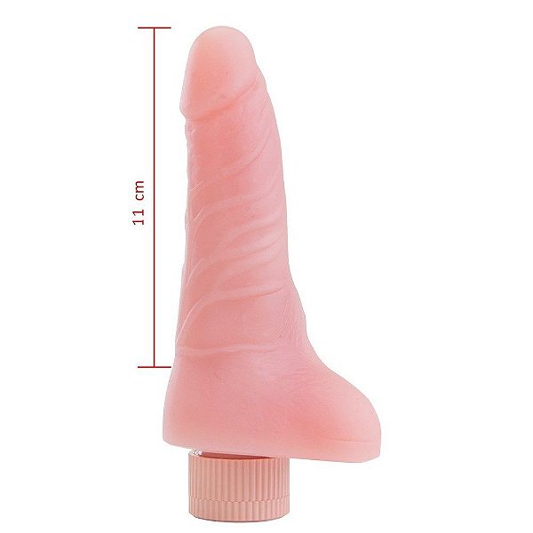Pênis Vibrador Interno 13 X 3,5cm Hot Flowers