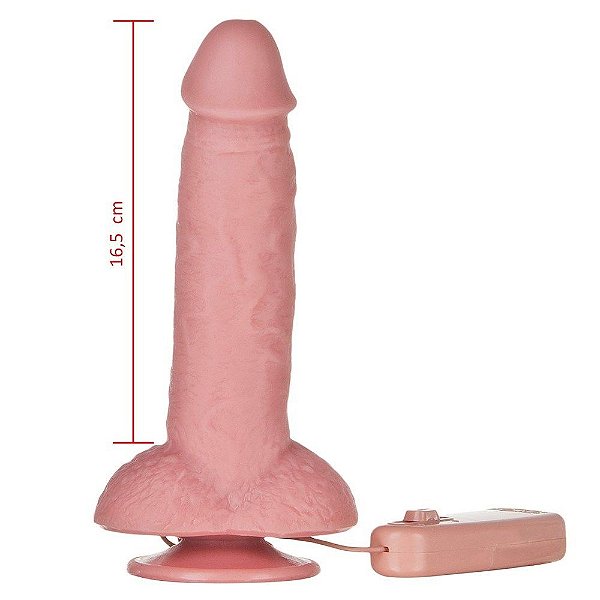 Pênis Vibrador Externo 16,5 X 4,2cm Hot Flowers