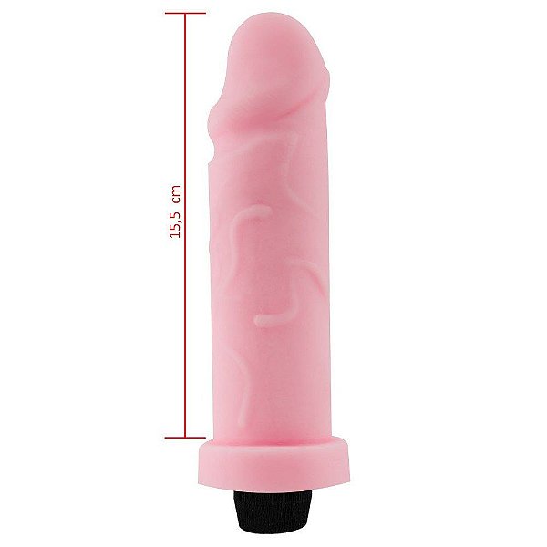 Prótese Vibrador Cyber 17 X 4cm Sexy Fantasy