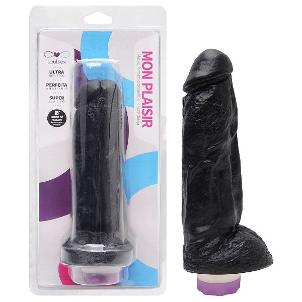 Prótese Vibrador Interno 18 X 4,5cm Soulsex