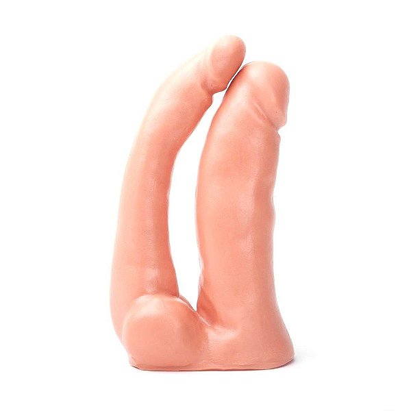 Prótese Maciça Dupla 17 X 2,5cm Dominatrixxx