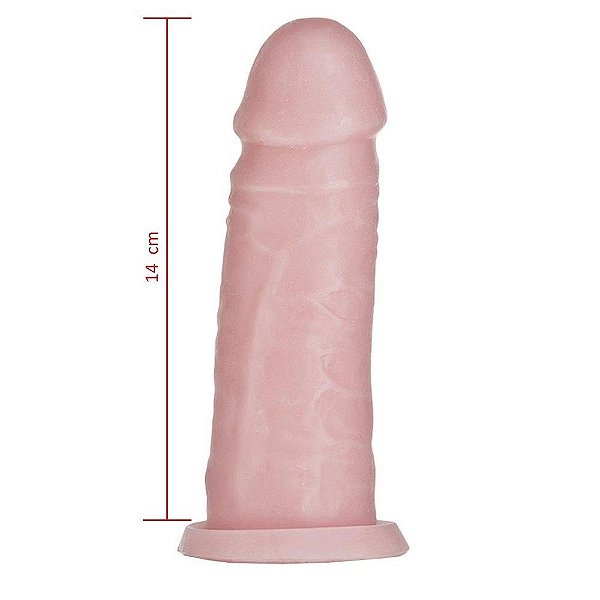 Pênis De Borracha Vértebra Cyber 17 X 5cm Hot Flowers