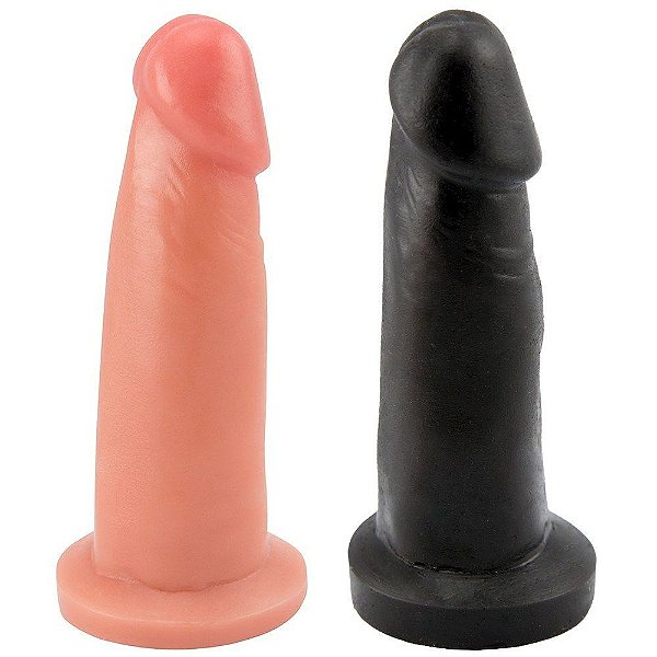 Pênis De Borracha Maciça 11,5 X 3,1cm Prazer E Cia