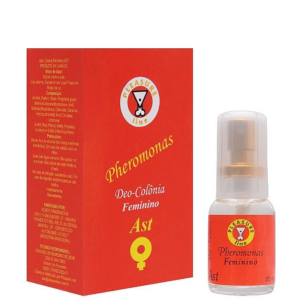 Ast Deo Colônia Feminina Pheromonas 20ml Pleasure Line