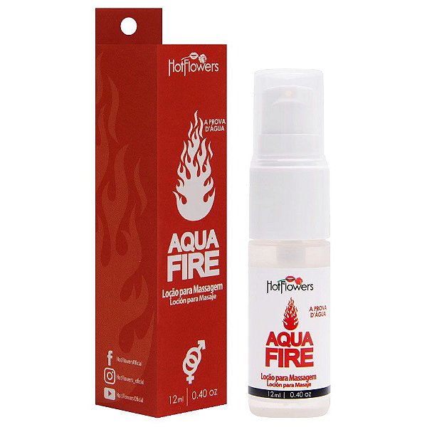 Aqua Fire Lubrificante 12ml Hot Flowers