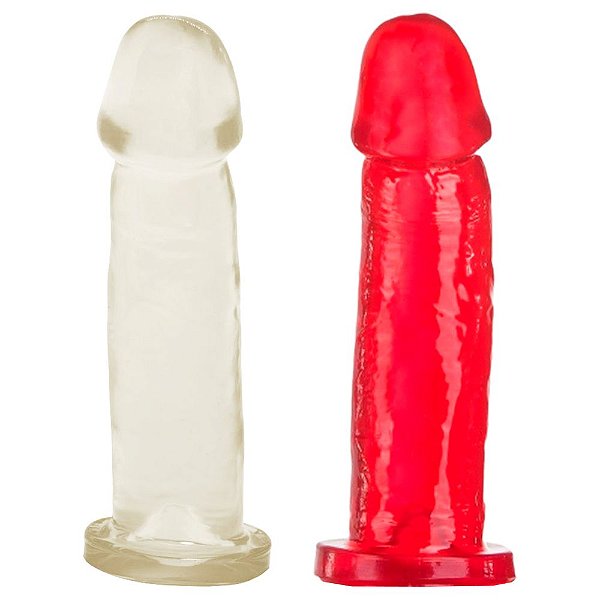 Pênis De Borracha Gel 17,5 X 4,5cm Hot Flowers