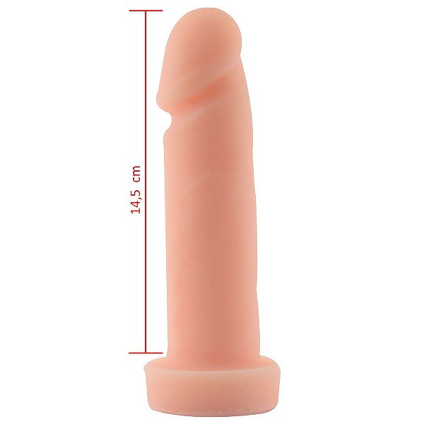 Prótese Maciça Em Cyberskin 16 X 4cm Sexy Fantasy