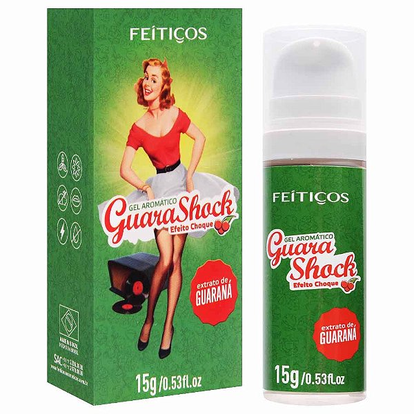 Guara Shock Gel Eletrizante Aromático 15g Feitiços