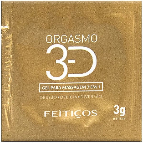 Sachê Orgasmo 3d Excitante 3g Feitiços
