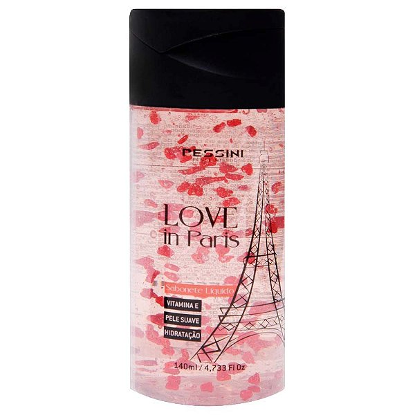 Love In Paris Sabonete Líquido Esfoliante 140ml Pessini