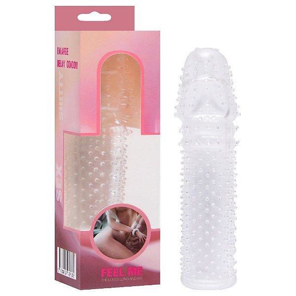 Capa Peniana Com Saliências Massageadoras 15cm Vipmix