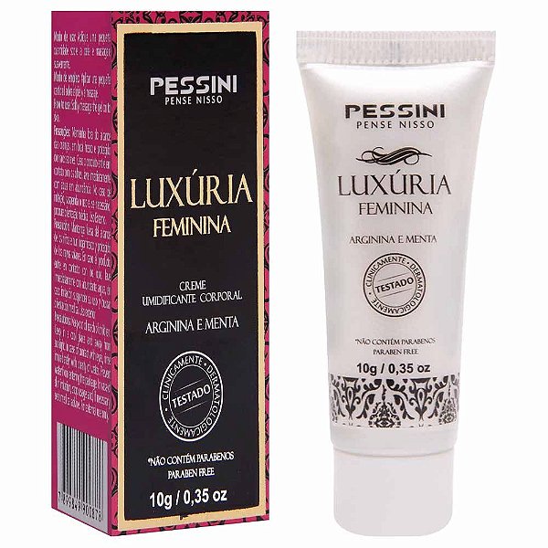 Luxúria Excitante Feminino 10g Pessini