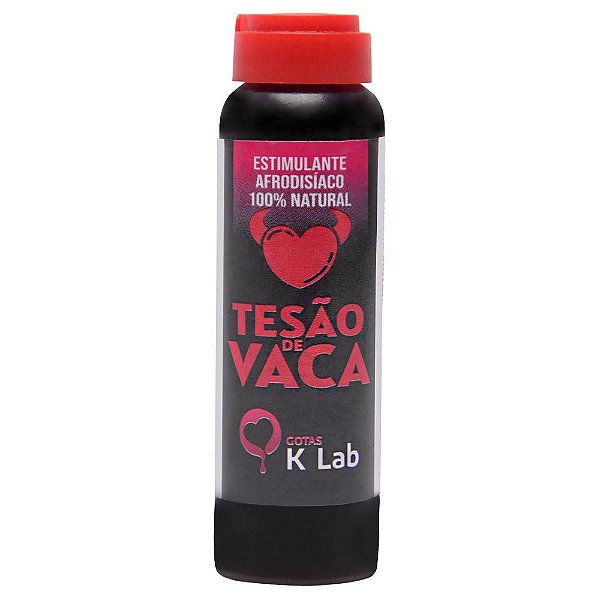 Tesão De Vaca Excitante Feminino Natural 10ml K-lab