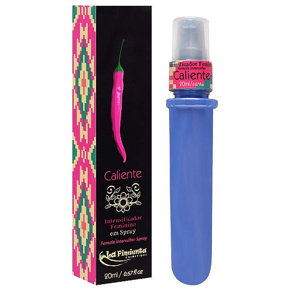Caliente Excitante Feminino Spray 20ml La Pimienta