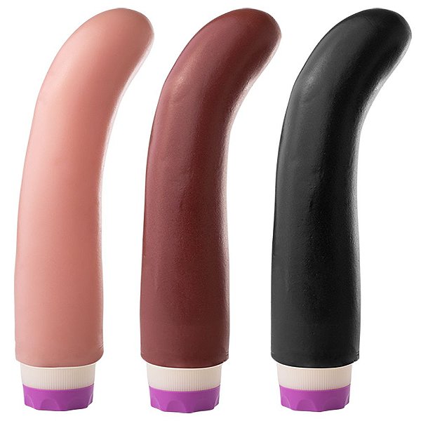 Prótese Vibrador Ponto G 14,5 X 4cm Soulsex
