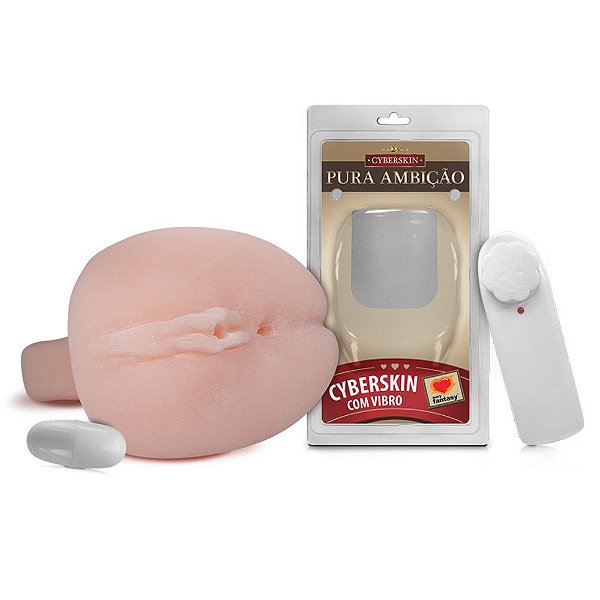 Masturbador Vagina Com Vibro Bullet Em Cyberskin Sexy Fantasy
