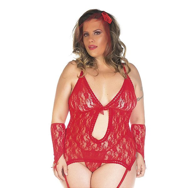 Fantasia Plus Size Noiva Fogosa Pimenta Sexy